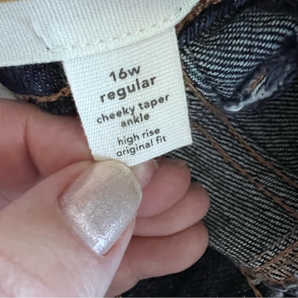 EUC Maurices Cheeky Taper Ankle High Rise Original Fit size 16W - Picture 8 of 12